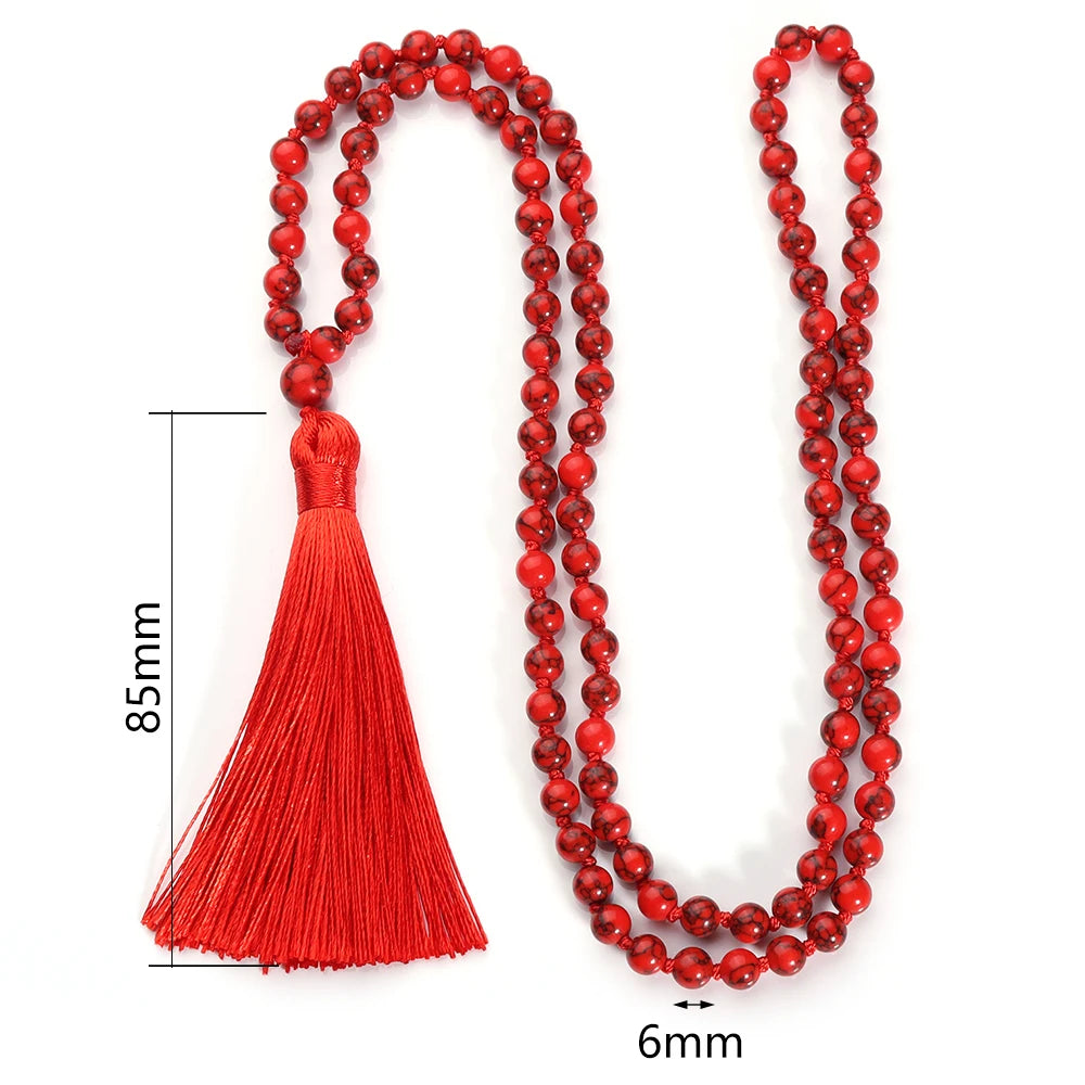 Handmade Mala Necklace – 108 Beads