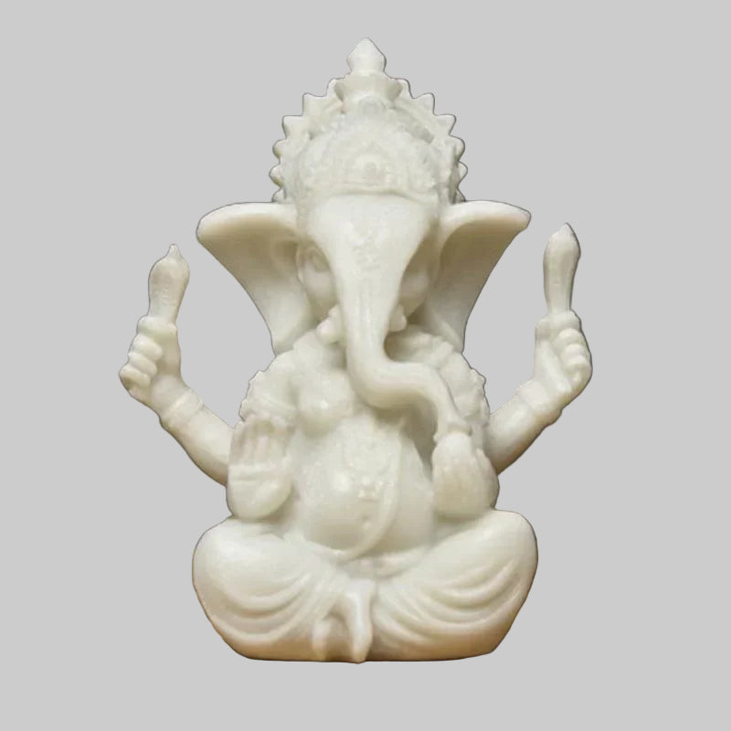 Resin Ganesha Statue – Modern Sacred Art Décor