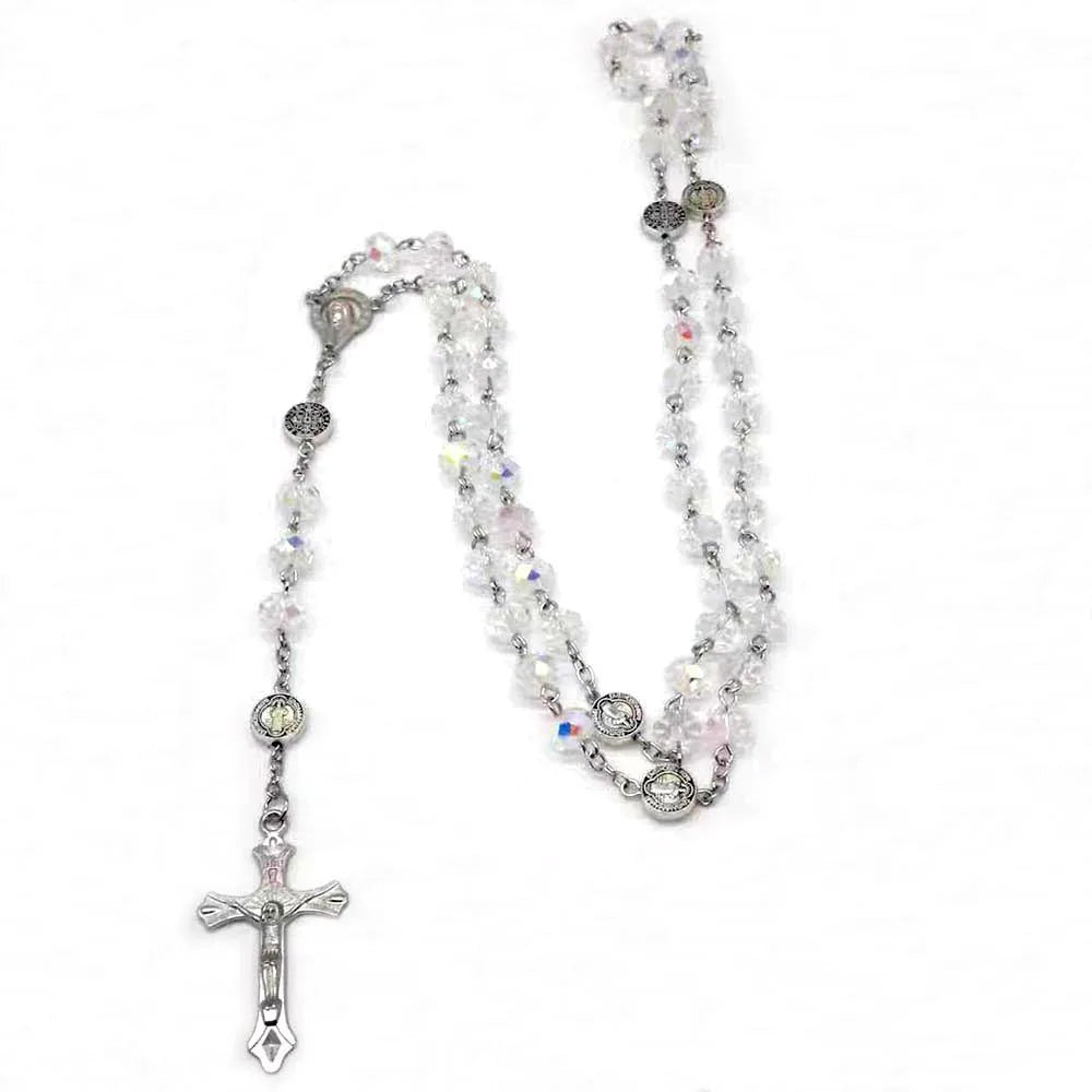 Crystal Cross Pendant Necklace