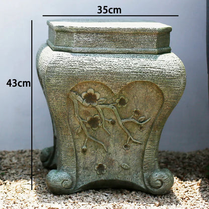 Chinese Zen Buddha Statue – Cement Garden & Balcony Décor