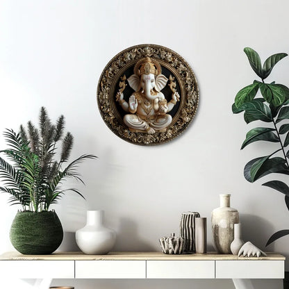 Lord Ganesha Wall Art – Remover of Obstacles | Sacred Hindu Home Decor