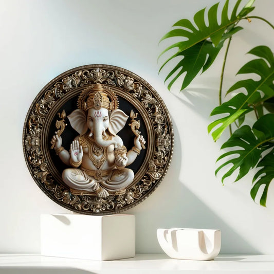 Lord Ganesha Wall Art – Remover of Obstacles | Sacred Hindu Home Decor