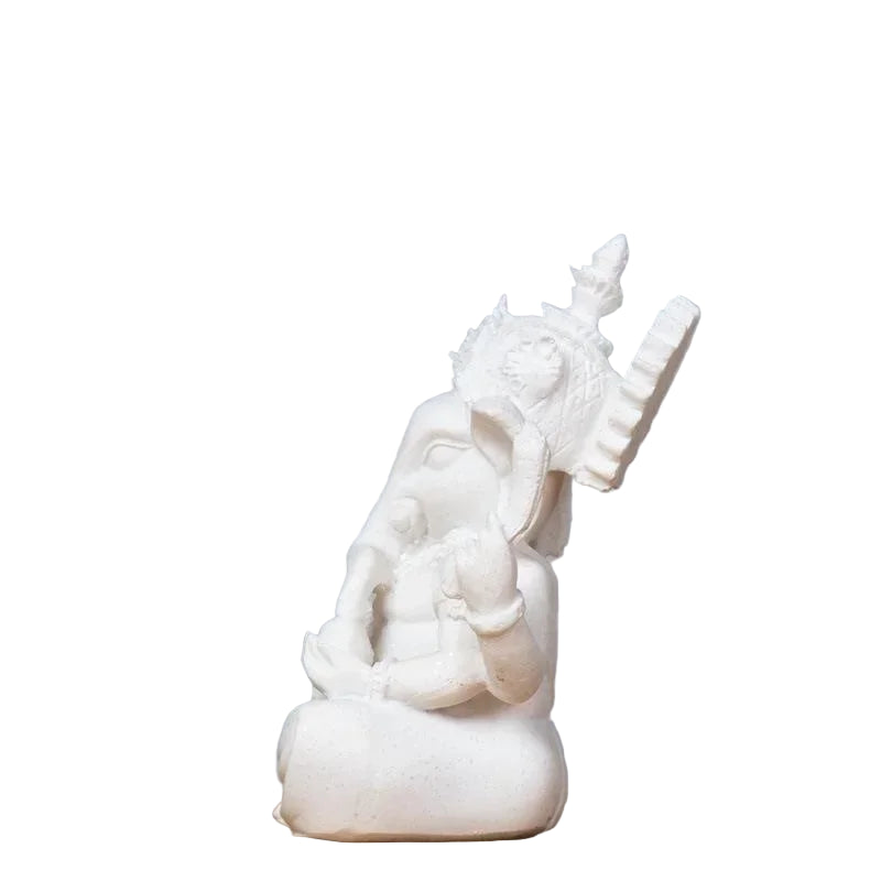 Resin Ganesha Statue – Modern Sacred Art Décor