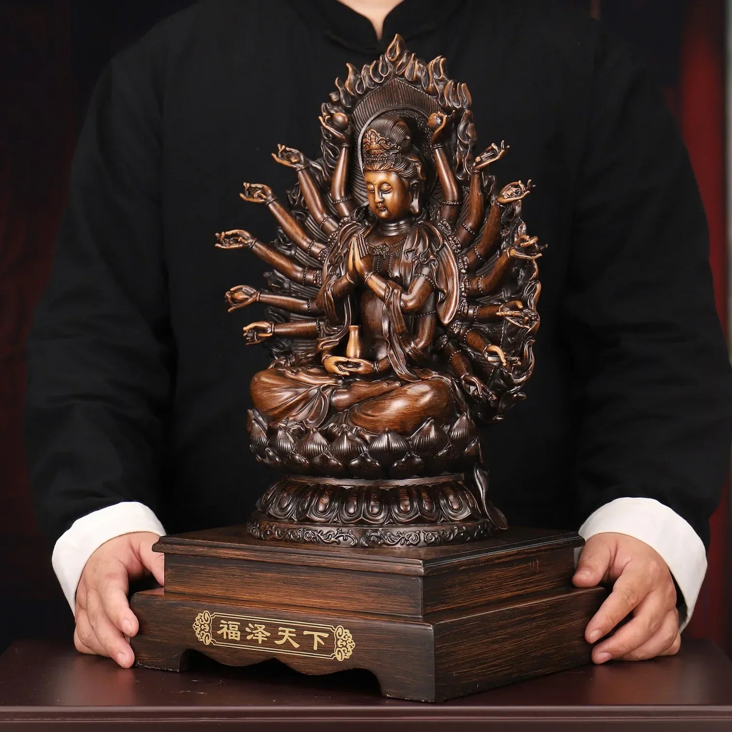 Guanyin Statue – Thousand-Handed Goddess of Compassion | Wealth, Protection & Feng Shui Decor