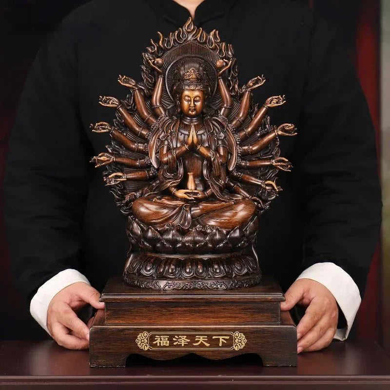 Guanyin Statue – Thousand-Handed Goddess of Compassion | Wealth, Protection & Feng Shui Decor