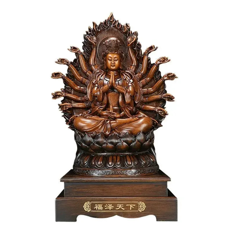 Guanyin Statue – Thousand-Handed Goddess of Compassion | Wealth, Protection & Feng Shui Decor