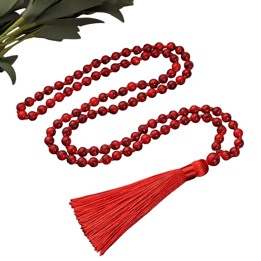 Handmade Mala Necklace – 108 Beads