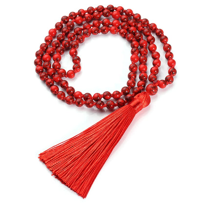Handmade Mala Necklace – 108 Beads