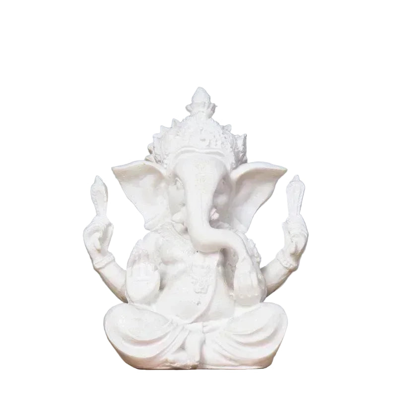 Resin Ganesha Statue – Modern Sacred Art Décor