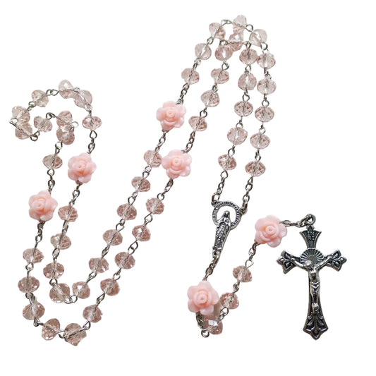 Rosary Prayer Beads Necklace – Timeless Devotion & Sacred Cross