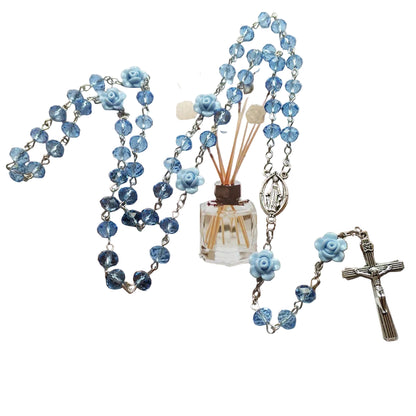Rosary Prayer Beads Necklace – Timeless Devotion & Sacred Cross