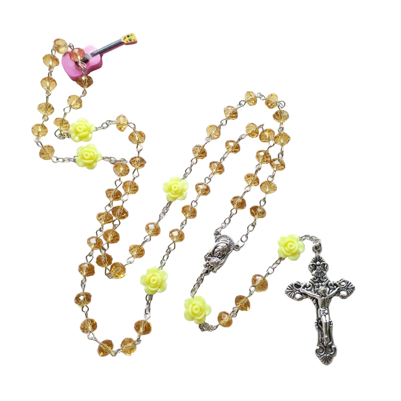 Rosary Prayer Beads Necklace – Timeless Devotion & Sacred Cross