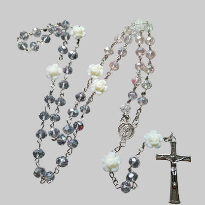 Rosary Prayer Beads Necklace – Timeless Devotion & Sacred Cross