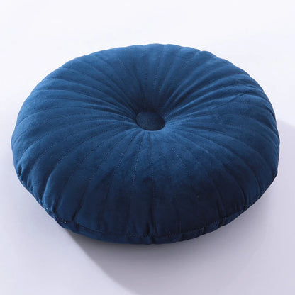 Round Pouf Meditation Cushion – 35cm Soft Tatami Cushion for Sofa, Bed & Floor