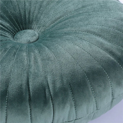 Round Pouf Meditation Cushion – 35cm Soft Tatami Cushion for Sofa, Bed & Floor