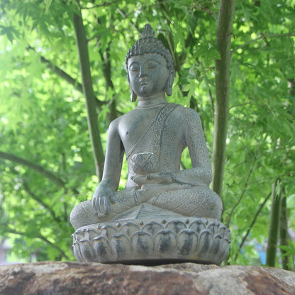 Solar-Powered Buddha Statue – Zen Garden Light for Peace & Serenity