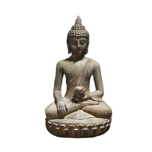 Solar-Powered Buddha Statue – Zen Garden Light for Peace & Serenity